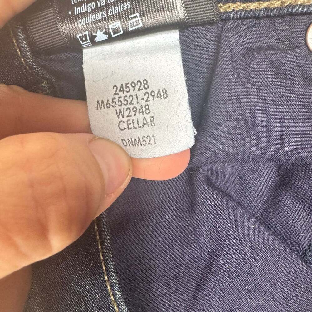Paige Jeans Size 31 Dark Blue Denim Slim Straight - Picture 9 of 14